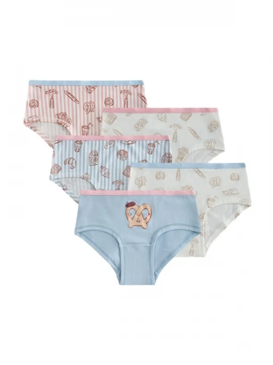 Foto van product Next Onderbroek blauw / rosa / wijnrood / wit