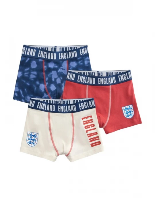 Foto van product Next Onderbroek 'England FA' crème / kobaltblauw / bloedrood / wit