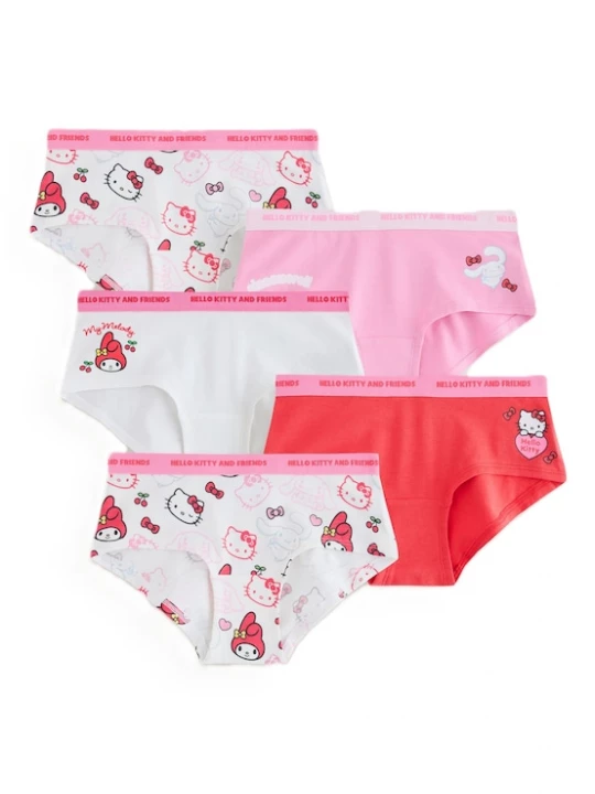 Foto van product Next Onderbroek 'Hello Kitty' lichtroze / donkerroze / lichtrood / wit