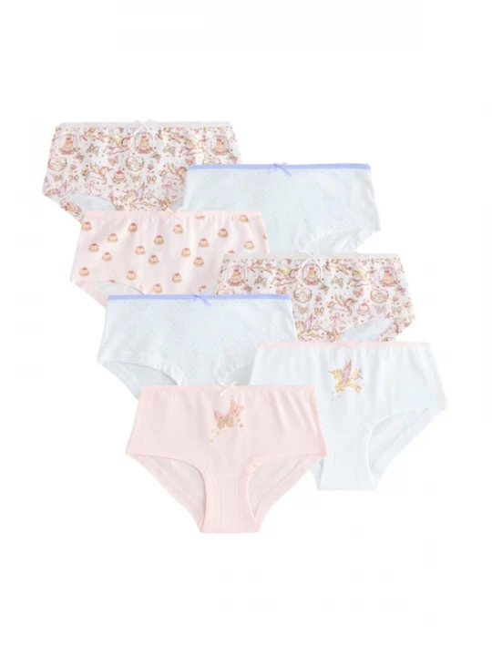 Foto van product Next Onderbroek lichtblauw / geel / rosa / wit