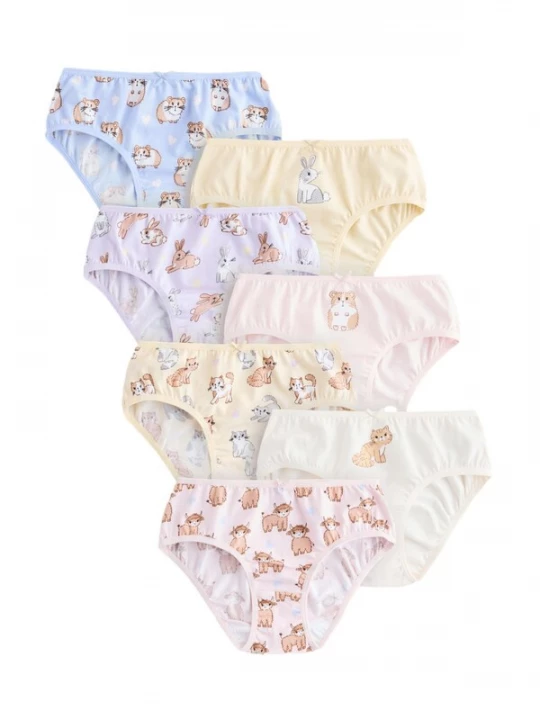Foto van product Next Onderbroek lichtblauw / lichtgeel / lichtlila / rosé / poederroze / offwhite