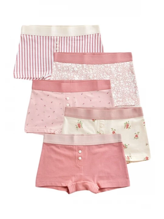 Foto van product Next Onderbroek olijfgroen / pitaja roze / pastelroze / wit
