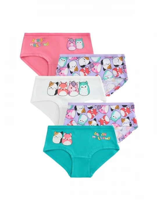 Foto van product Next Onderbroek 'Squishmallow' turquoise / lichtlila / watermeloen rood / wit