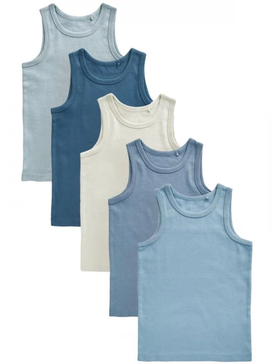 Foto van product Next Onderhemd opaal / enziaan / pastelblauw / lichtblauw / wit
