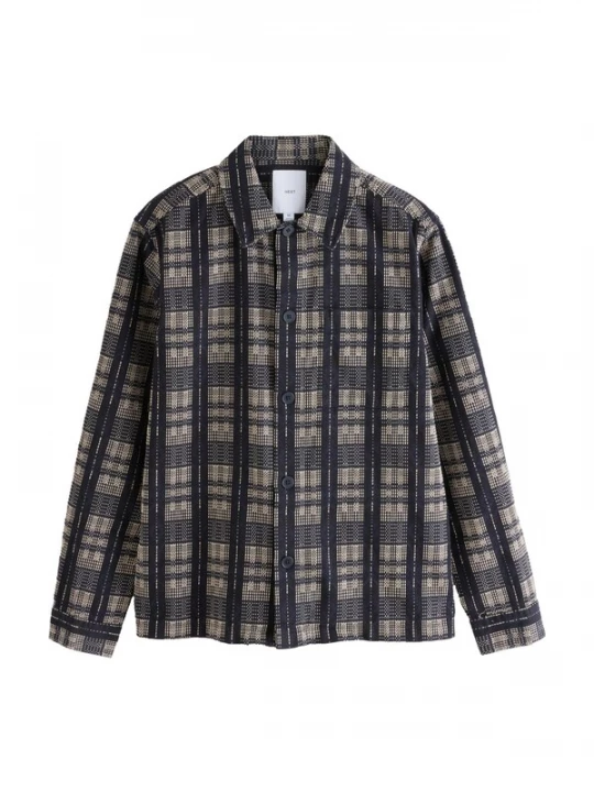 Foto van product Next Overhemd beige / navy / zwart