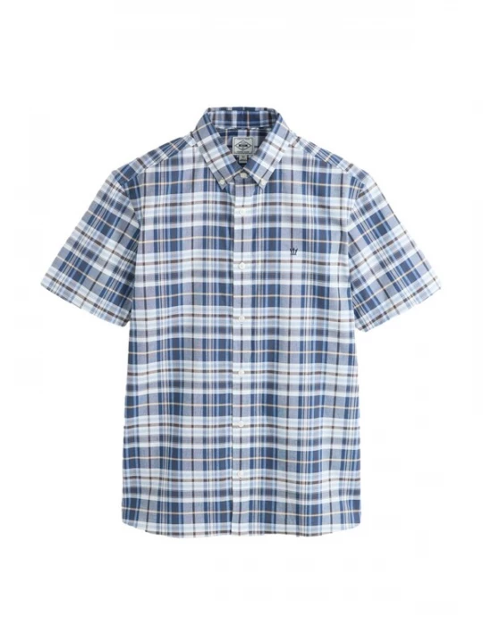 Foto van product Next Overhemd blauw / donkerblauw / wit
