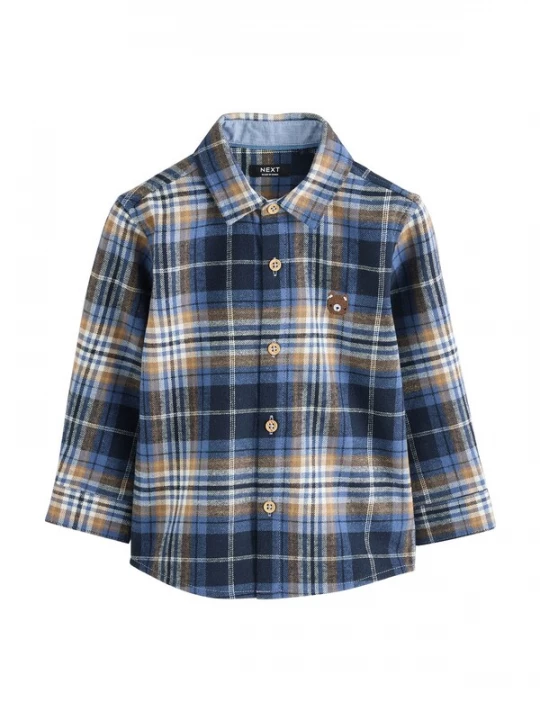 Foto van product Next Overhemd blauw / geel