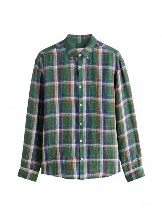 Foto van product Next Overhemd blauw / groen / oranje / wit
