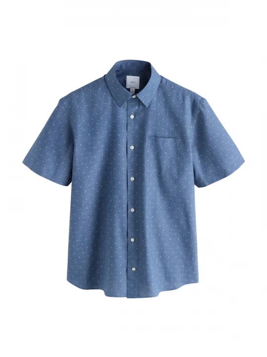 Foto van product Next Overhemd blauw / lichtblauw