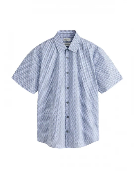 Foto van product Next Overhemd blauw / navy / wit
