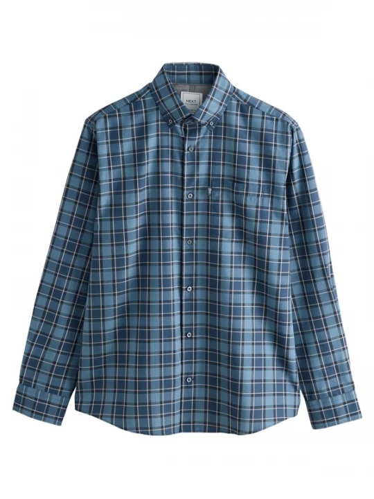 Foto van product Next Overhemd blauw / navy / wit