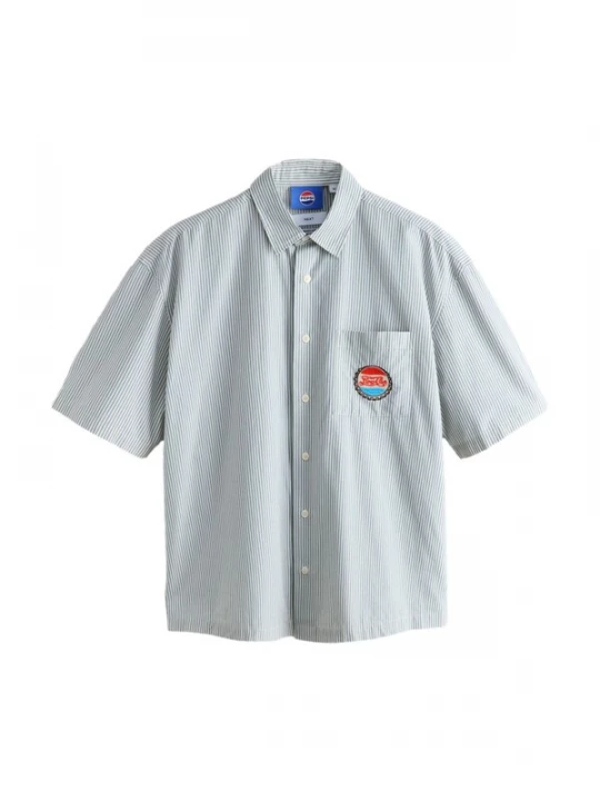 Foto van product Next Overhemd blauw / wit
