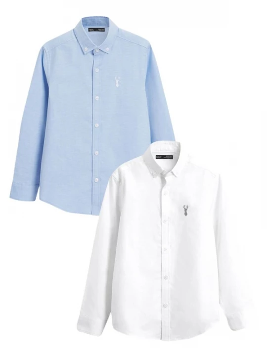 Foto van product Next Overhemd blauw / wit