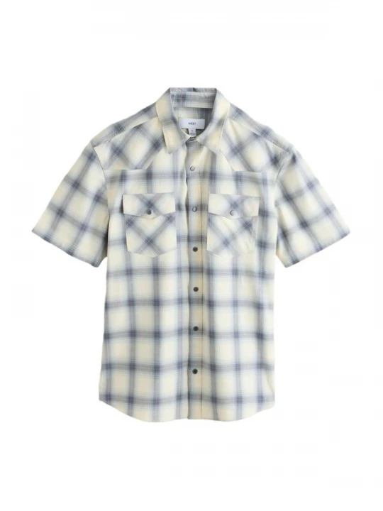 Foto van product Next Overhemd blauw / wolwit