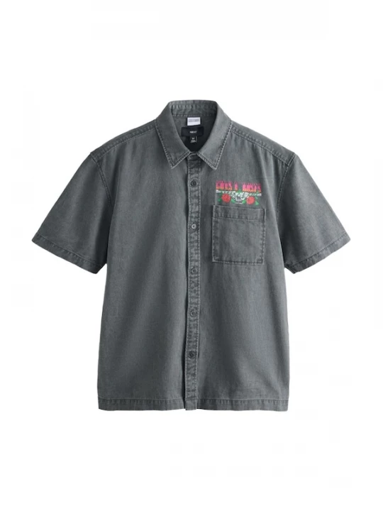 Foto van product Next Overhemd curry / grey denim / lichtroze / donkerrood
