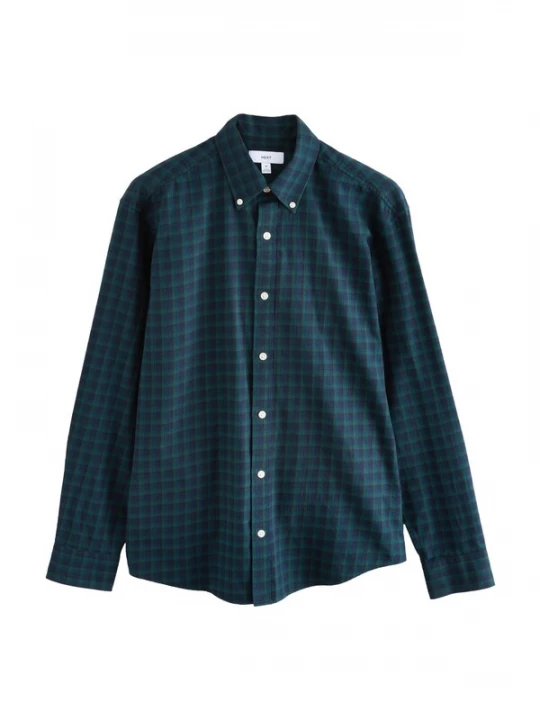 Foto van product Next Overhemd donkerblauw / donkergroen / zwart