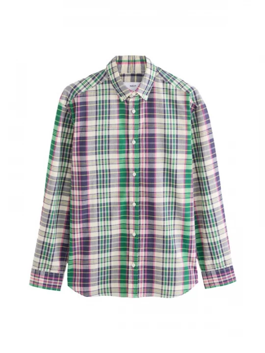 Foto van product Next Overhemd ecru / groen / lila