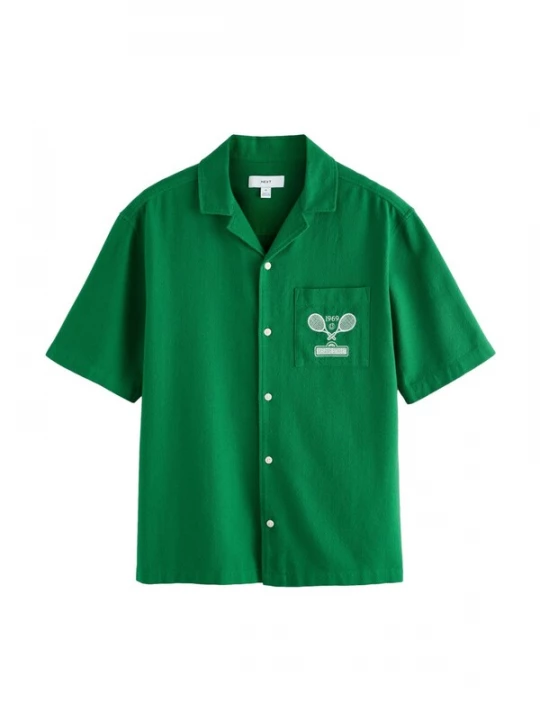 Foto van product Next Overhemd groen / wit