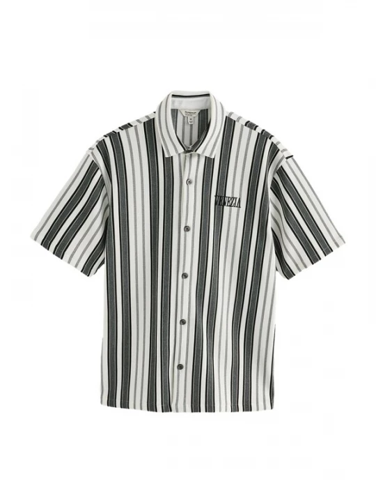 Foto van product Next Overhemd ivoor / stone grey