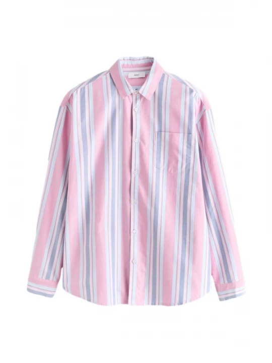 Foto van product Next Overhemd lichtblauw / pink / rosa