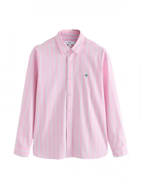 Foto van product Next Overhemd lichtblauw / rosa / wit