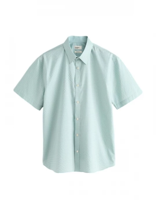 Foto van product Next Overhemd 'N. Premium' turquoise / pastelgroen