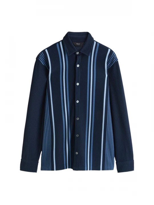 Foto van product Next Overhemd navy / saffier / pastelblauw