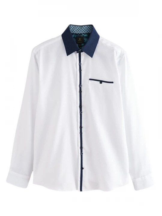 Foto van product Next Overhemd navy / wit