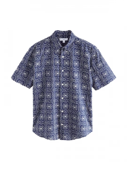 Foto van product Next Overhemd navy / wit