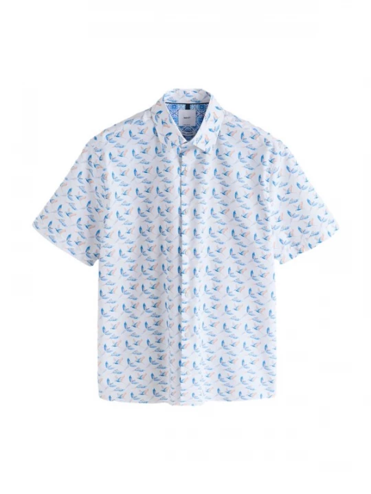 Foto van product Next Overhemd nude / blauw / wit