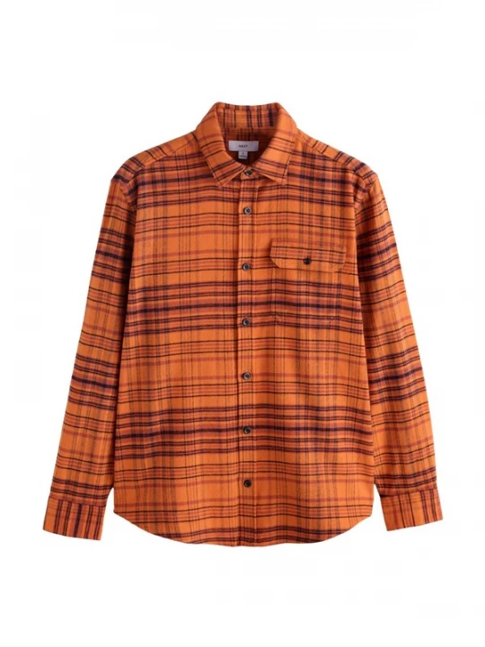 Foto van product Next Overhemd oranje / zwart