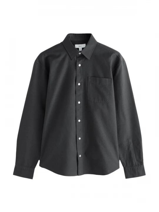 Foto van product Next Overhemd 'Oxford' donkergrijs