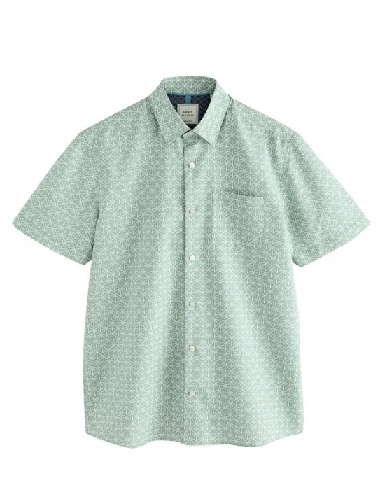 Foto van product Next Overhemd pastelgroen / wit