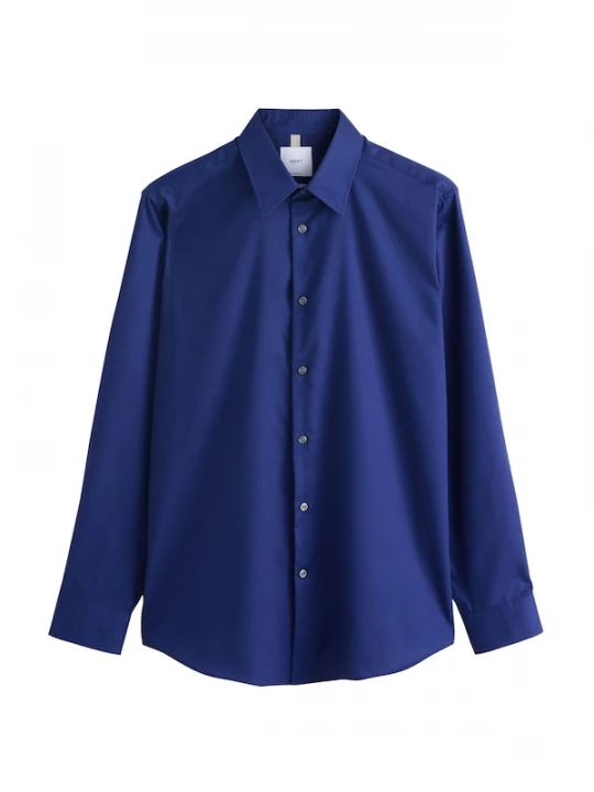 Foto van product Next Overhemd ultramarine blauw