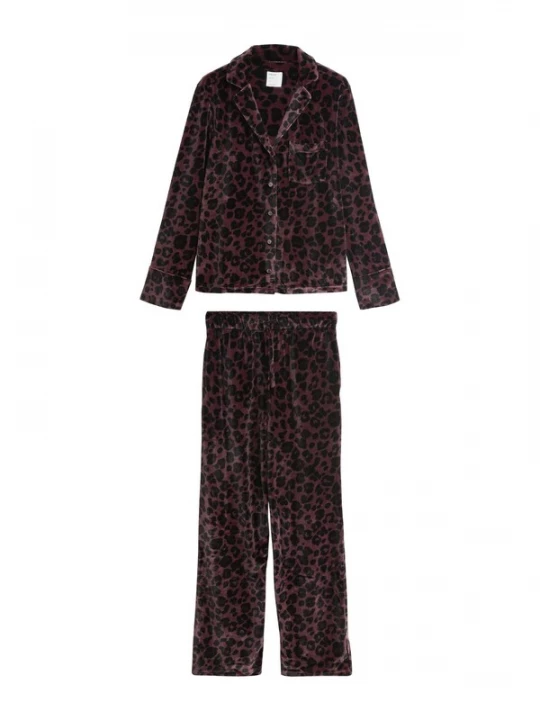 Foto van product Next Pyjama aubergine / zwart