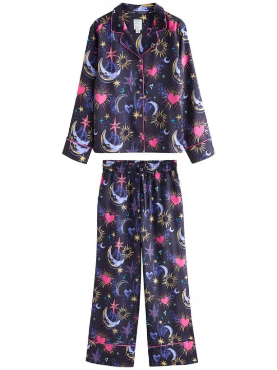 Foto van product Next Pyjama 'CoppaFeel' navy / lichtblauw / geel / pink