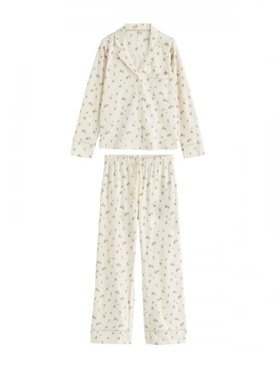 Foto van product Next Pyjama crème / lichtbruin