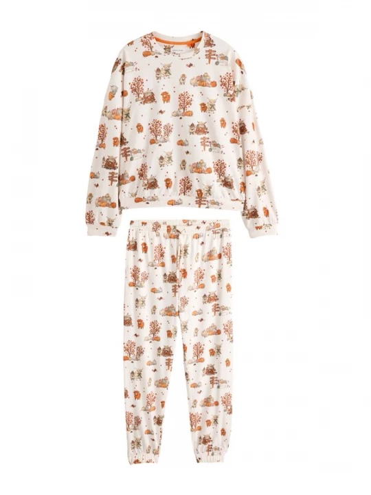 Foto van product Next Pyjama crème / sand / bruin / oranje