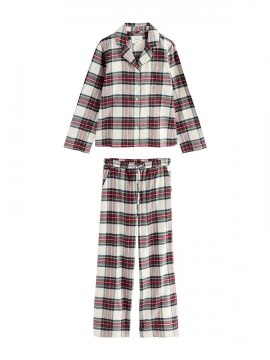 Foto van product Next Pyjama donkergroen / rood / zwart / wit
