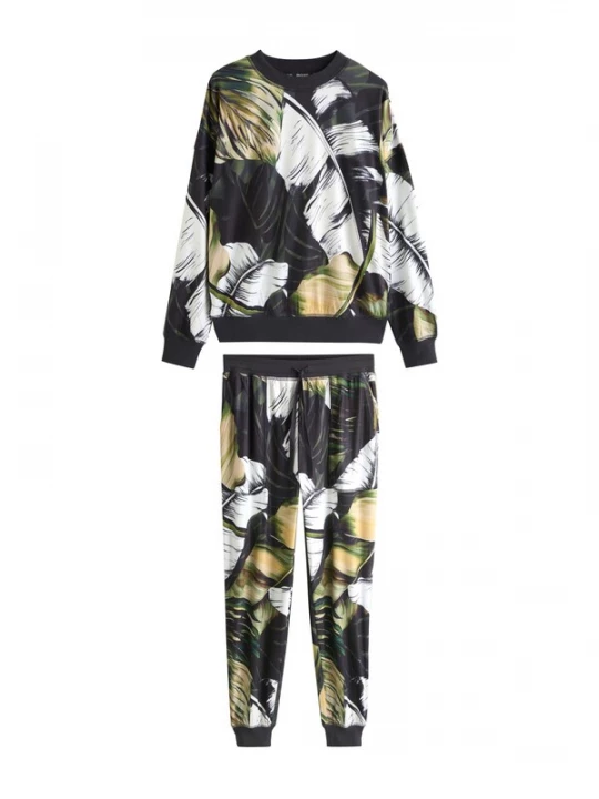 Foto van product Next Pyjama kiwi / donkergroen / zwart / offwhite