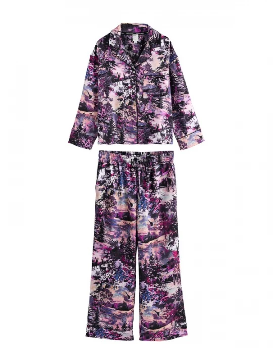 Foto van product Next Pyjama lila / pruim / pink / zwart
