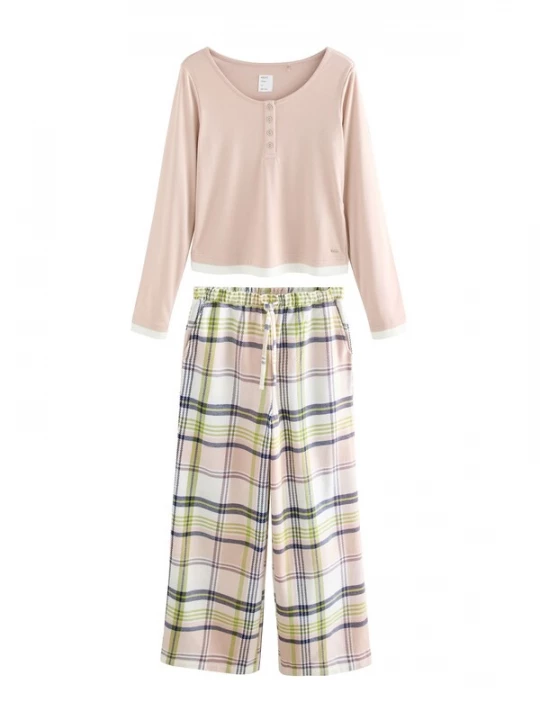 Foto van product Next Pyjama navy / appel / poederroze / wit