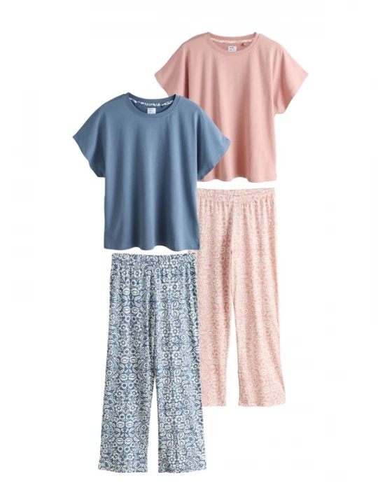 Foto van product Next Pyjama opaal / rosa / wit