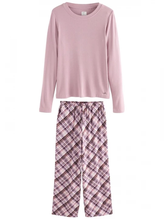 Foto van product Next Pyjama lichtlila / oudroze / donkerrood / wit