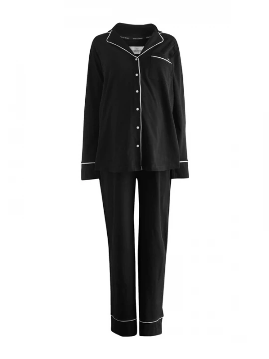 Foto van product Next Pyjama zwart / wit