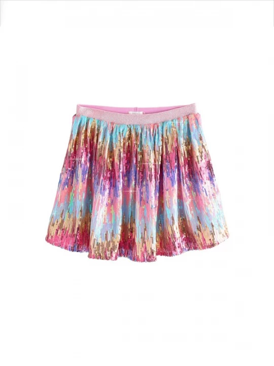 Foto van product Next Rok azuur / goud / lila / pink