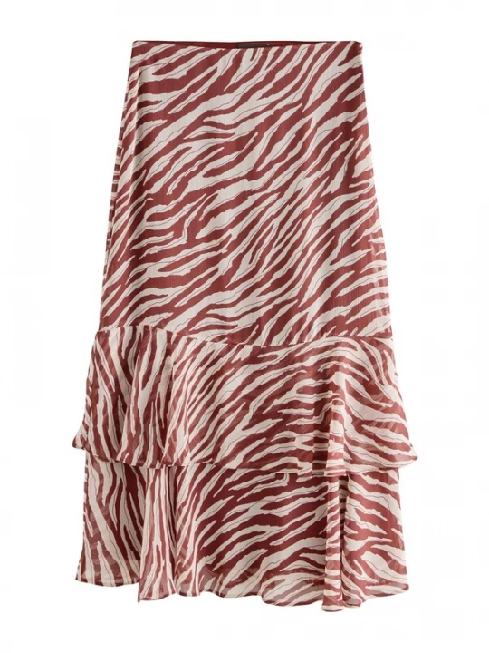 Foto van product Next Rok beige / roestbruin