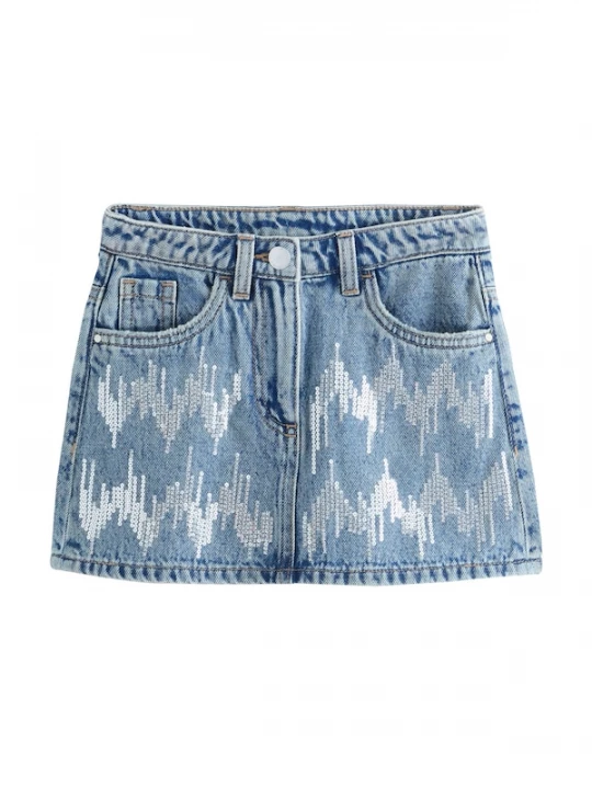Foto van product Next Rok blauw denim