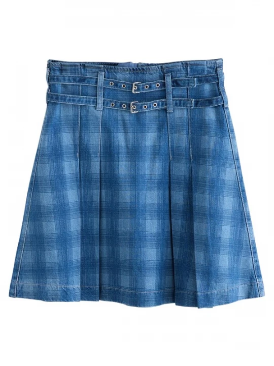 Foto van product Next Rok blauw denim / lichtblauw