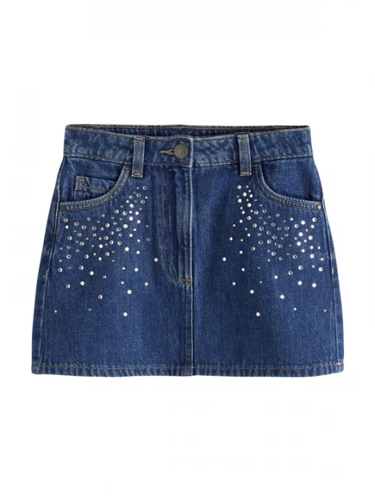 Foto van product Next Rok blauw denim / zilver